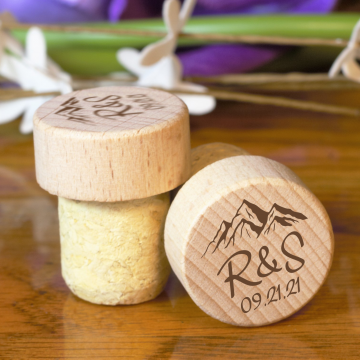 Mountain View | Personalized Wine Stopper